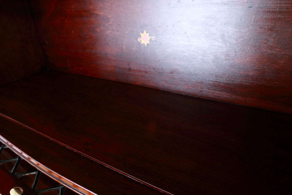 グローブヴェルニッケGlobe Wernicke 5スタッキングステンドグラスマホガニーブックケース