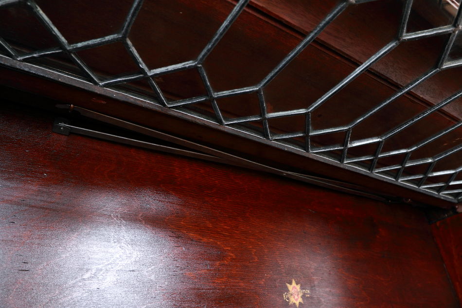 グローブヴェルニッケGlobe Wernicke 5スタッキングステンドグラスマホガニーブックケース