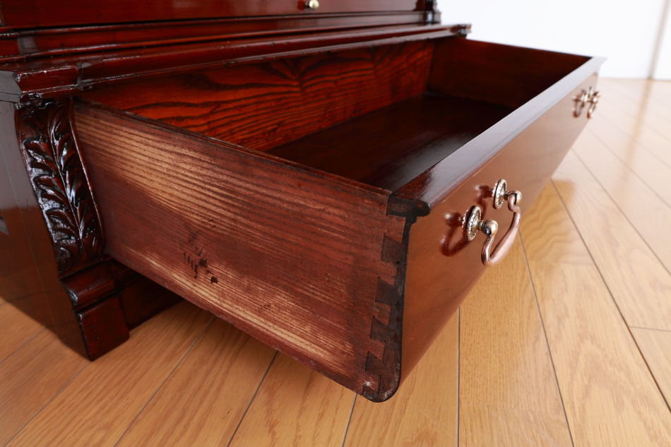 グローブヴェルニッケGlobe Wernicke 5スタッキングステンドグラスマホガニーブックケース