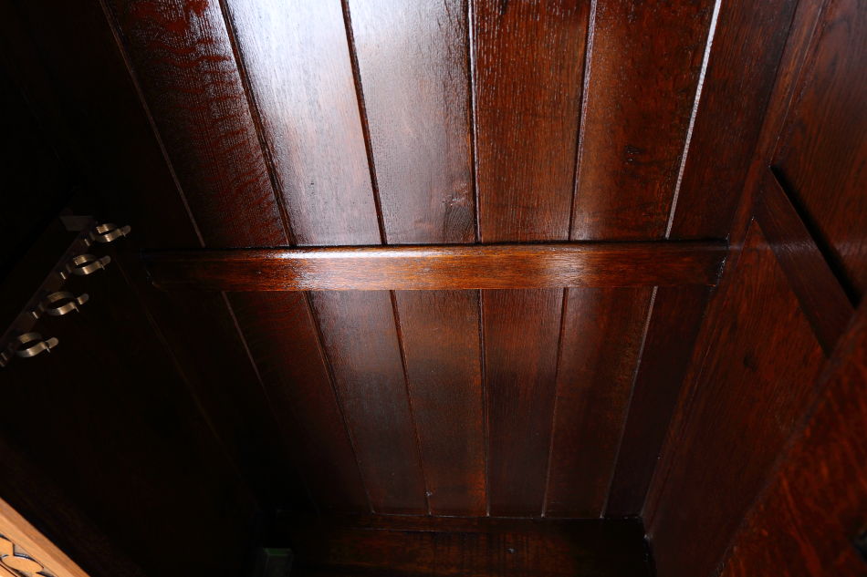 アールデコ チューダースタイル イングランドオーク スモールワードローブ