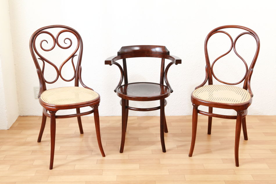 ファーメグFAMEG ベントウッドアームチェア No6003 / ウレタン・アンティーク