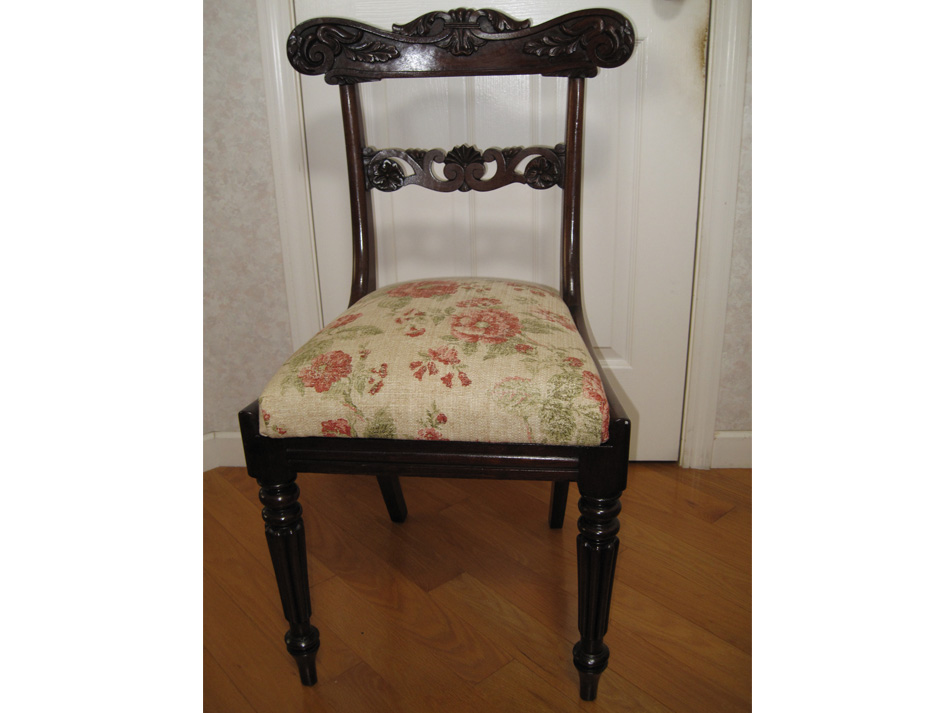 ウィリアム4世William IV ギロースタイルマホガニーチェア【リセール品】