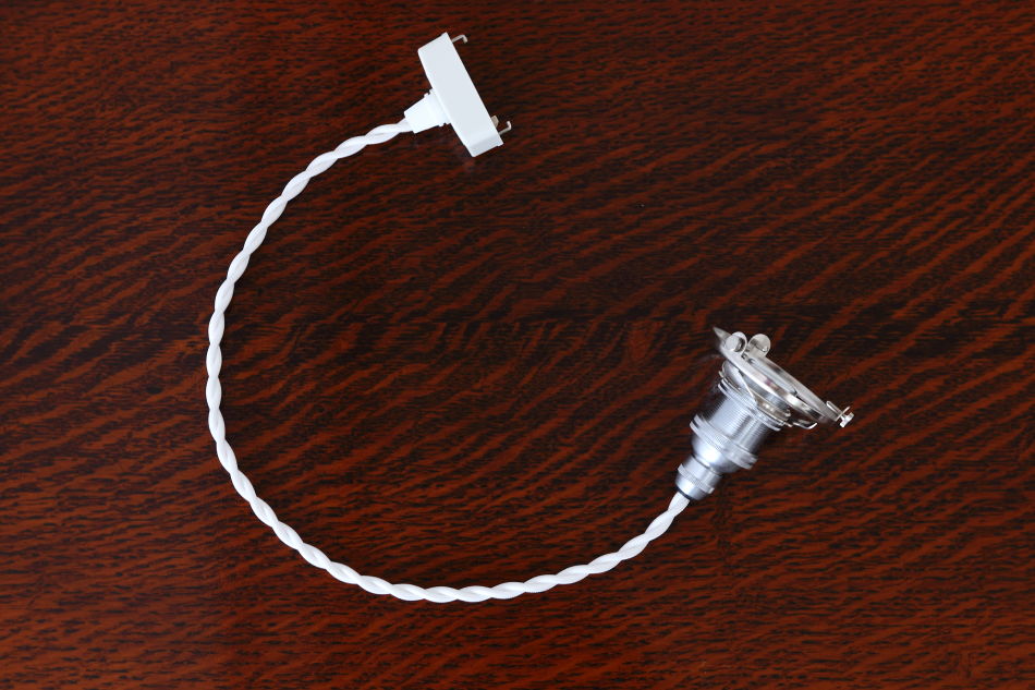 ブリティッシュ・トラディショナル アルミヘアラインシルバー E17コードペンダントランプ