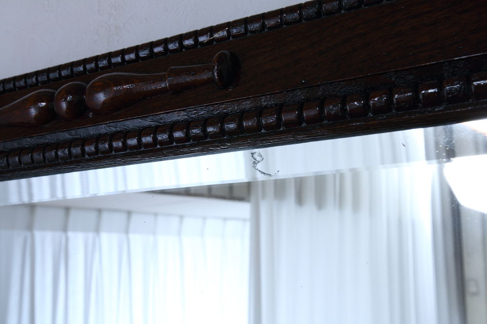 クオリティオーク カービングフレームウォールミラー