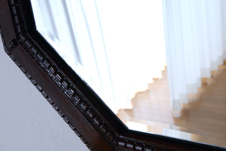 クオリティオーク カービングフレームウォールミラー