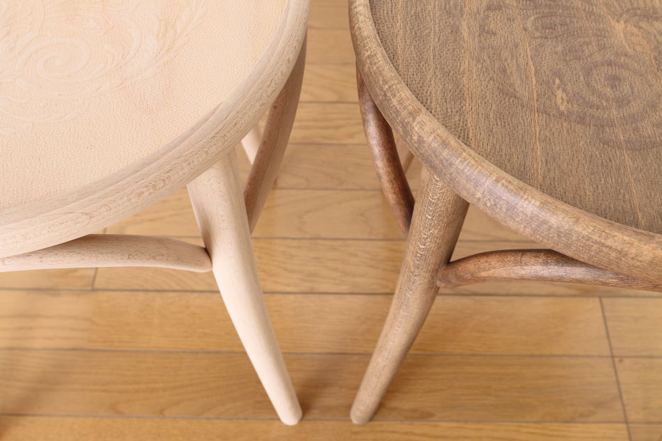 トンTON ベントウッドスツール No60 アーチレッグArch leg/アンティークオイル