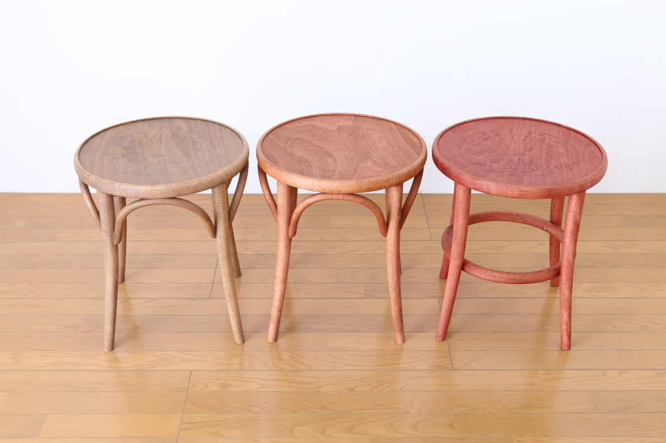 トンTON ベントウッドスツール No60 アーチレッグArch leg/アンティークオイル