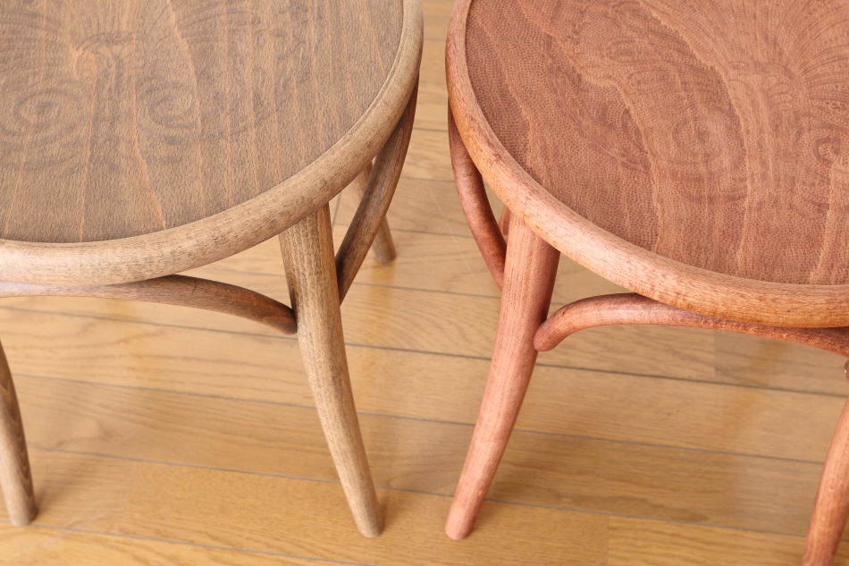 トンTON ベントウッドスツール No60 アーチレッグArch leg/アンティークオイル