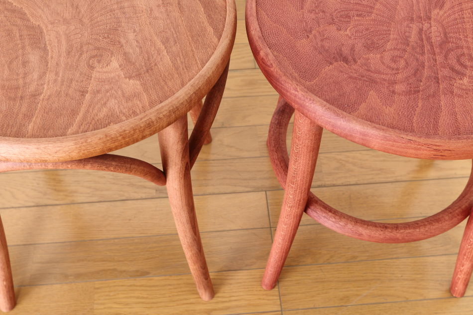 トンTON ベントウッドスツール No60 アーチレッグArch leg/アンティークオイル