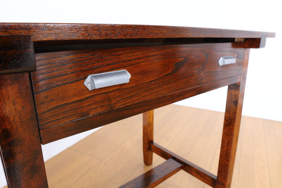 和骨董WA-COTTOO 昭和レトロ 欅(ケヤキ) ヒラデスクHIRA-DESK平机