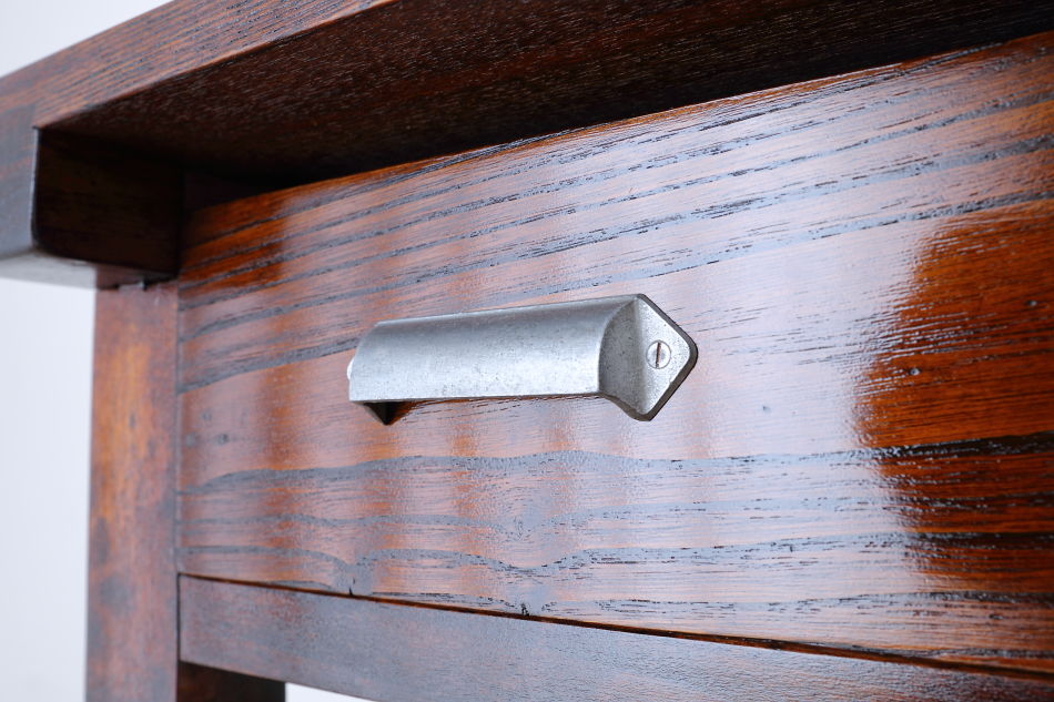 和骨董WA-COTTOO 昭和レトロ 欅(ケヤキ) ヒラデスクHIRA-DESK平机