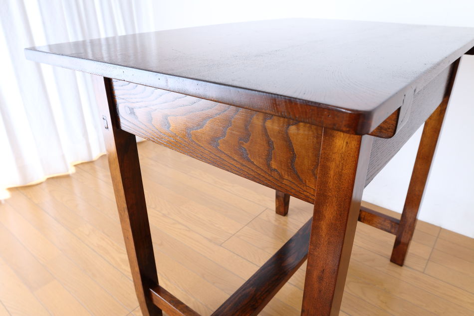 和骨董WA-COTTOO 昭和レトロ 欅(ケヤキ) ヒラデスクHIRA-DESK平机