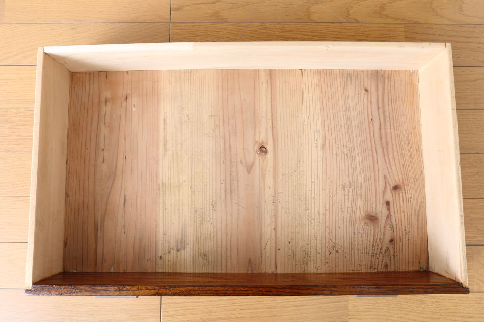 和骨董WA-COTTOO 昭和レトロ 欅(ケヤキ) ヒラデスクHIRA-DESK平机