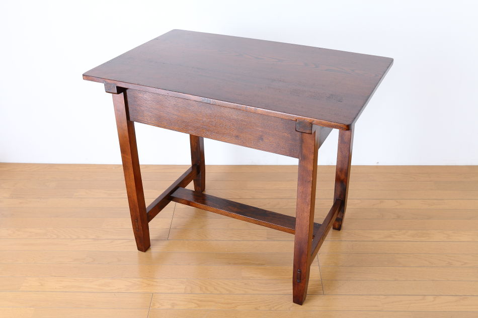 和骨董WA-COTTOO 昭和レトロ 欅(ケヤキ) ヒラデスクHIRA-DESK平机