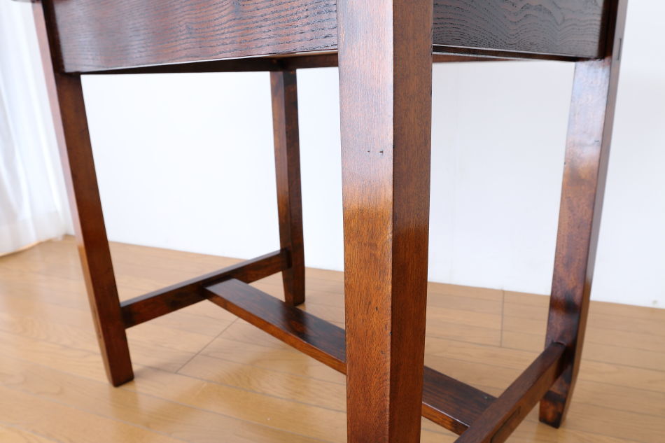 和骨董WA-COTTOO 昭和レトロ 欅(ケヤキ) ヒラデスクHIRA-DESK平机