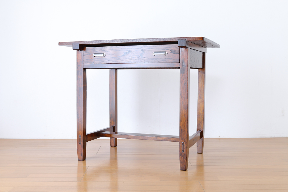 和骨董WA-COTTOO 昭和レトロ 欅(ケヤキ) ヒラデスクHIRA-DESK平机