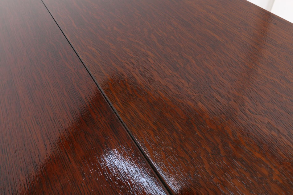 スーパークオリティ フローラル&バルボス チューダーオーク ドローリーフダイニングテーブル