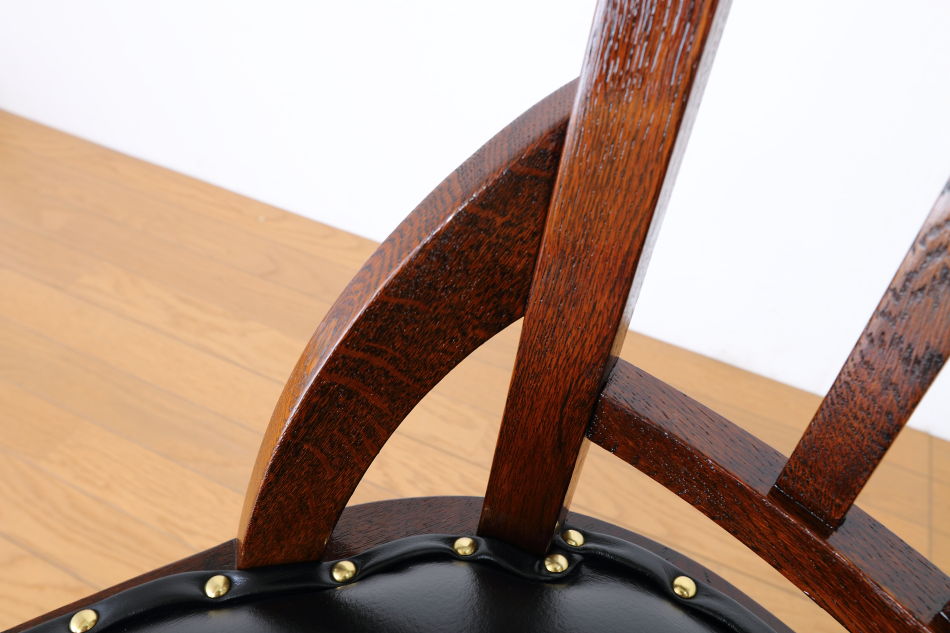 和骨董WA-COTTOO 大正ロマンTAISHO-ROMANスタイル 楢の事務椅子/オフィスチェア