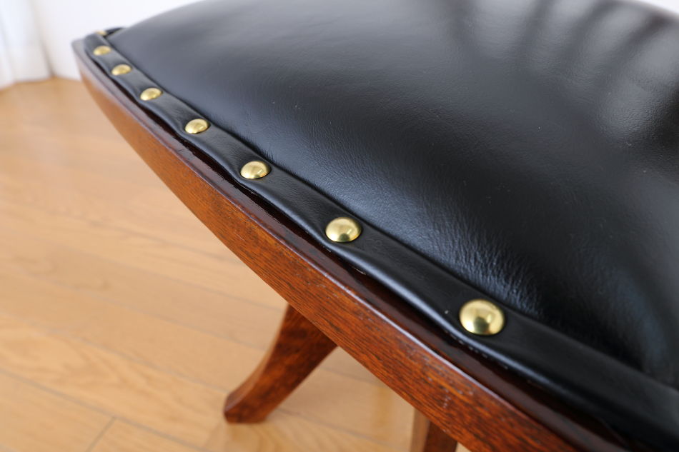 和骨董WA-COTTOO 大正ロマンTAISHO-ROMANスタイル 楢の事務椅子/オフィスチェア