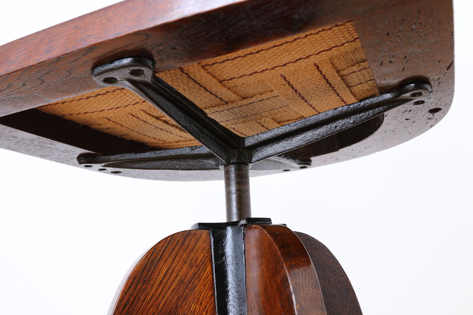 和骨董WA-COTTOO 大正ロマンTAISHO-ROMANスタイル 楢の事務椅子/オフィスチェア