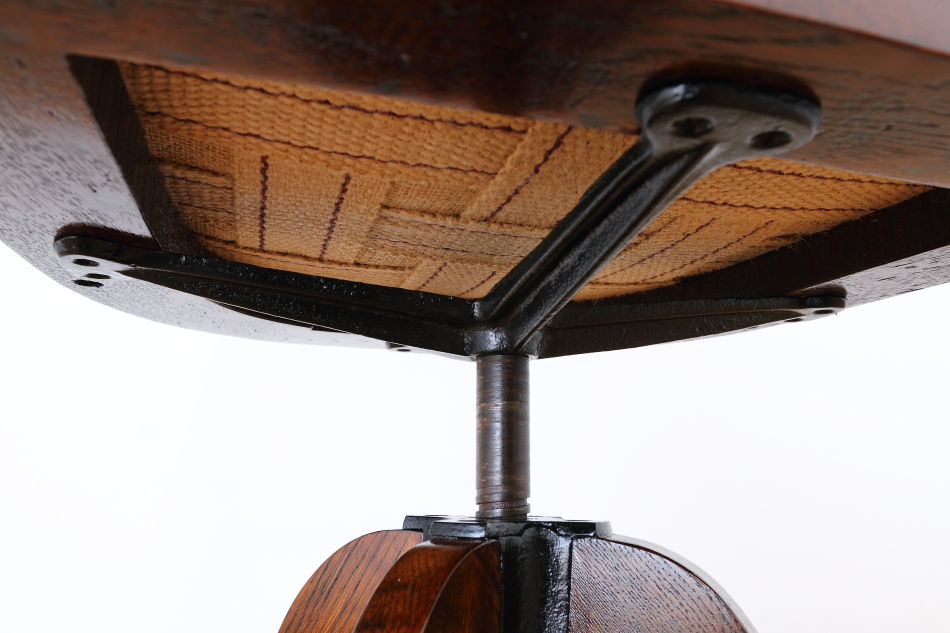 和骨董WA-COTTOO 大正ロマンTAISHO-ROMANスタイル 楢の事務椅子/オフィスチェア