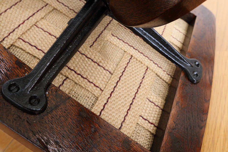 和骨董WA-COTTOO 大正ロマンTAISHO-ROMANスタイル 楢の事務椅子/オフィスチェア