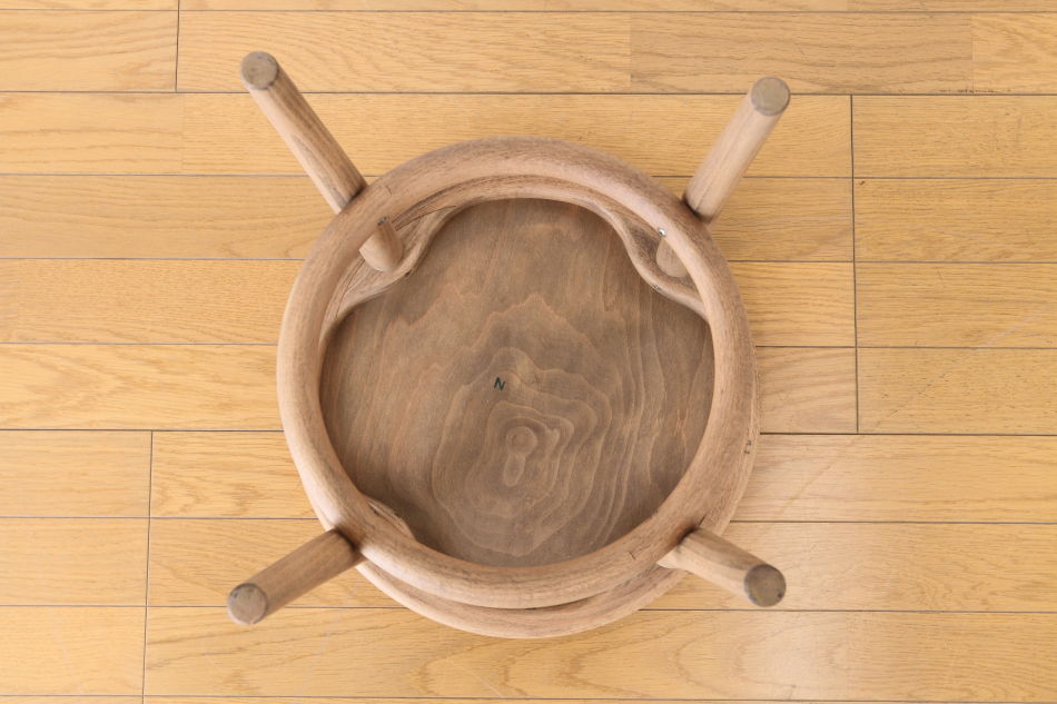 トンTON ベントウッドスツール No60 リングレッグRing leg / アンティークオイル