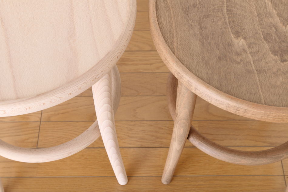 トンTON ベントウッドスツール No60 リングレッグRing leg / アンティークオイル