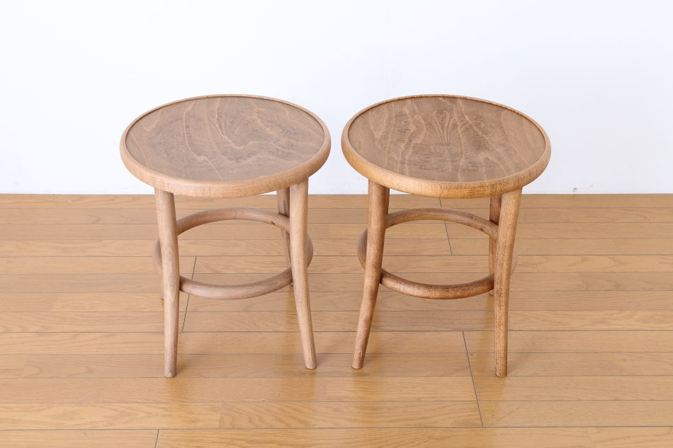 トンTON ベントウッドスツール No60 リングレッグRing leg / アンティークオイル