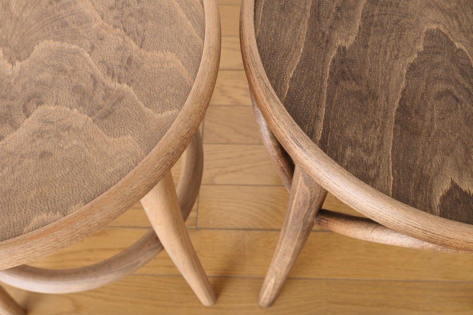 トンTON ベントウッドスツール No60 リングレッグRing leg / アンティークオイル