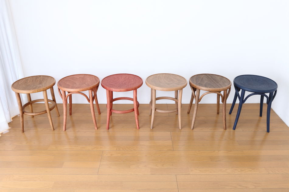 トンTON ベントウッドスツール No60 リングレッグRing leg / アンティークオイル