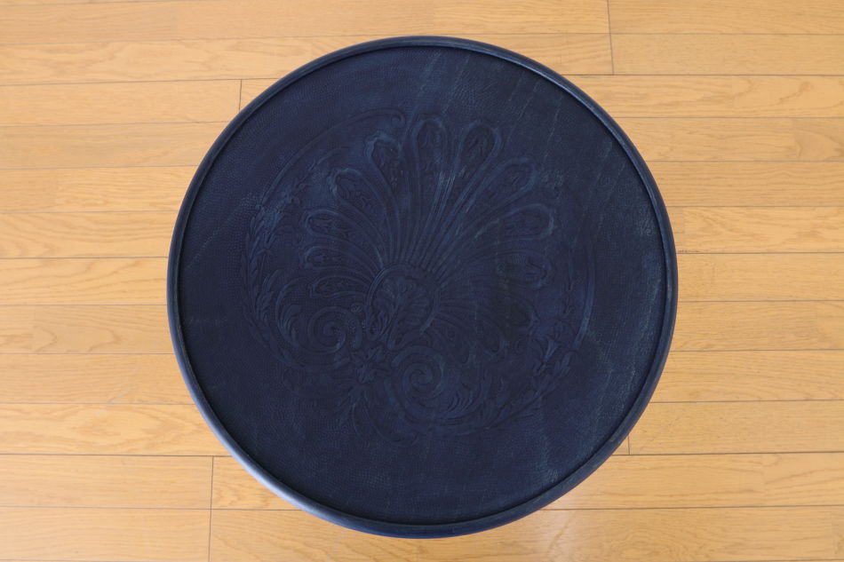 トンTON ベントウッドスツール No60 アーチレッグArch leg/デニムブルー