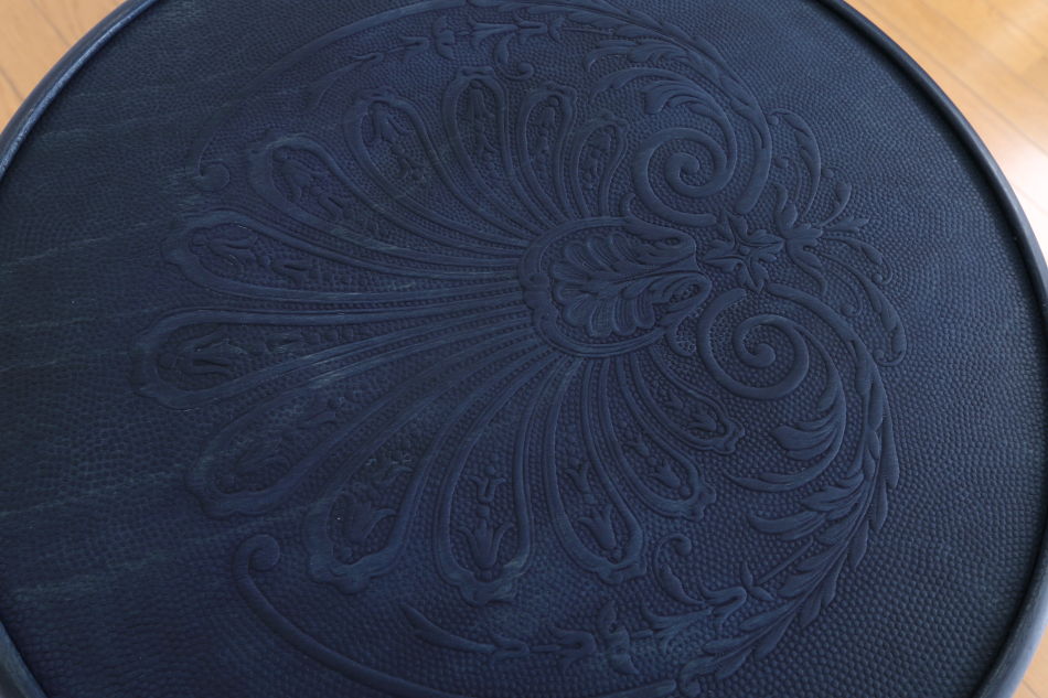 トンTON ベントウッドスツール No60 アーチレッグArch leg/デニムブルー