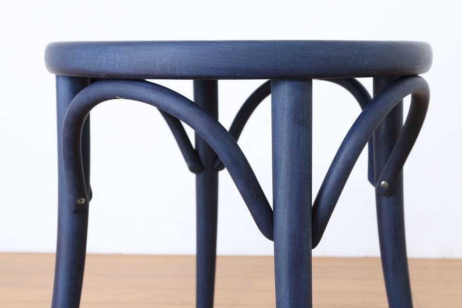 トンTON ベントウッドスツール No60 アーチレッグArch leg/デニムブルー