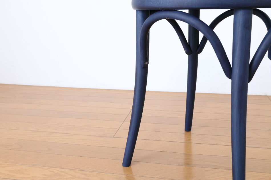 トンTON ベントウッドスツール No60 アーチレッグArch leg/デニムブルー