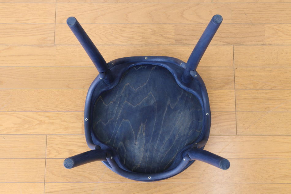 トンTON ベントウッドスツール No60 アーチレッグArch leg/デニムブルー