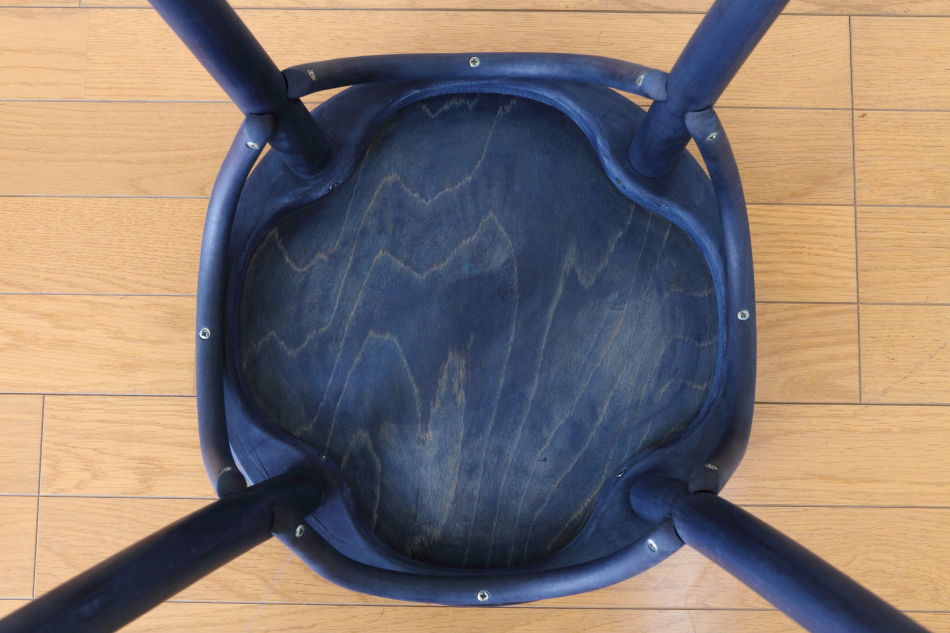 トンTON ベントウッドスツール No60 アーチレッグArch leg/デニムブルー