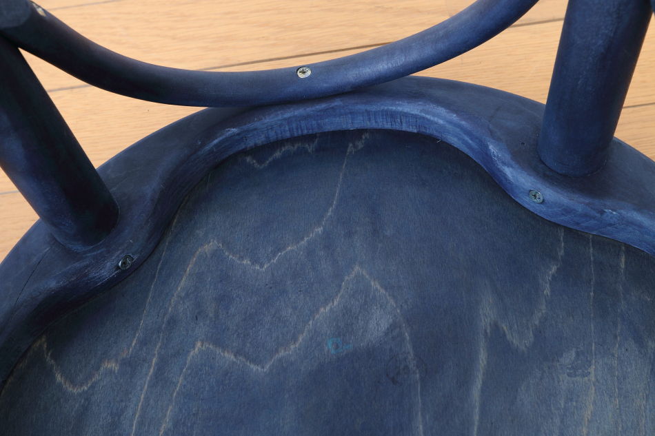 トンTON ベントウッドスツール No60 アーチレッグArch leg/デニムブルー