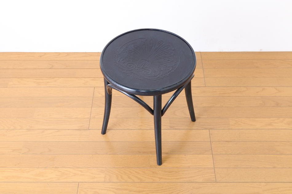 トンTON ベントウッドスツール No60 アーチレッグArch leg/デニムブルー
