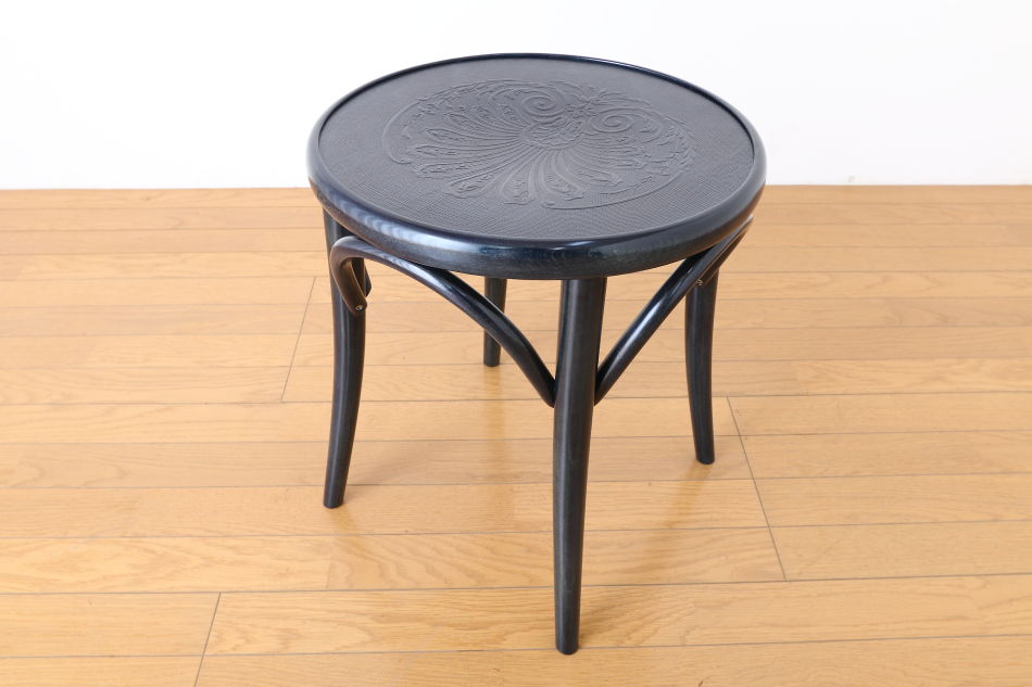 トンTON ベントウッドスツール No60 アーチレッグArch leg/デニムブルー