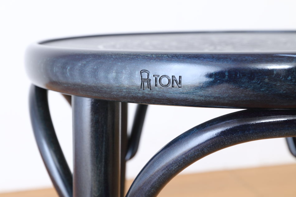 トンTON ベントウッドスツール No60 アーチレッグArch leg/デニムブルー