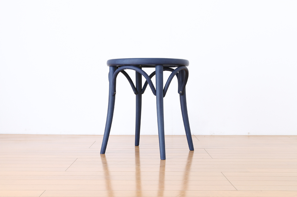 トンTON ベントウッドスツール No60 アーチレッグArch leg/デニムブルー