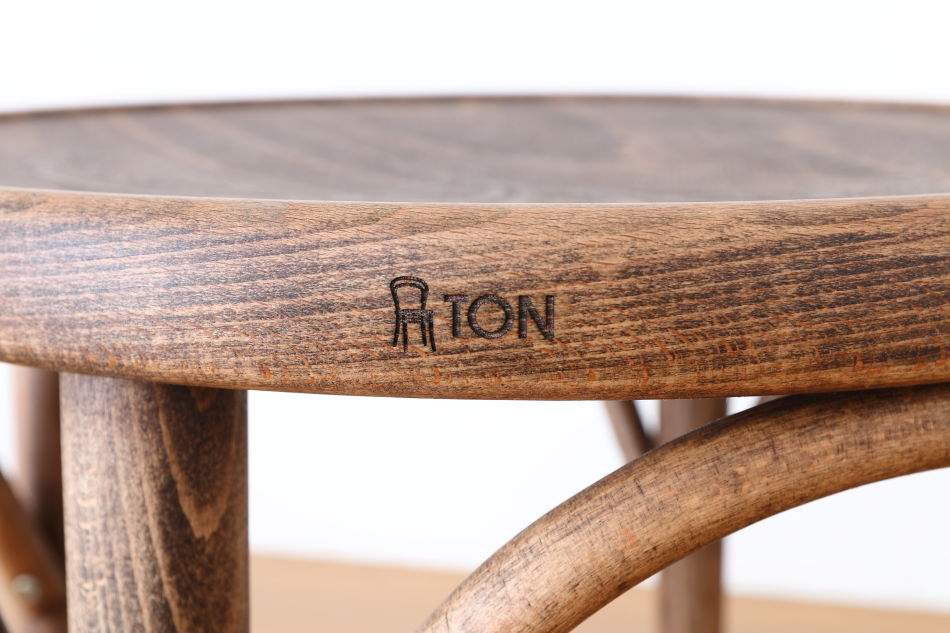 トンTON ベントウッドスツール No60 アーチレッグArch leg/ダークオイル