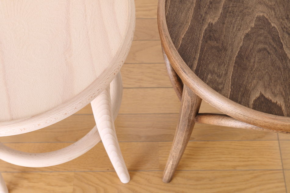 トンTON ベントウッドスツール No60 アーチレッグArch leg/ダークオイル