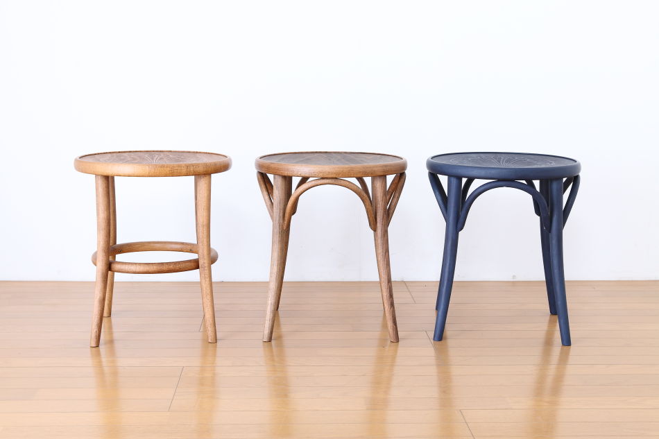 トンTON ベントウッドスツール No60 アーチレッグArch leg/ダークオイル