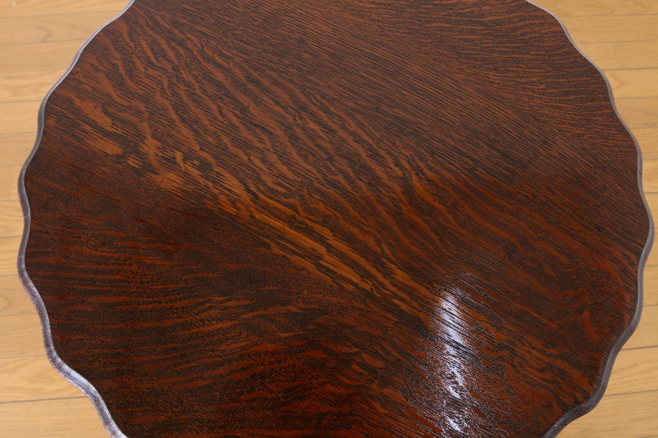 ジャコビアンオーク ツイスト フォールディングテーブル