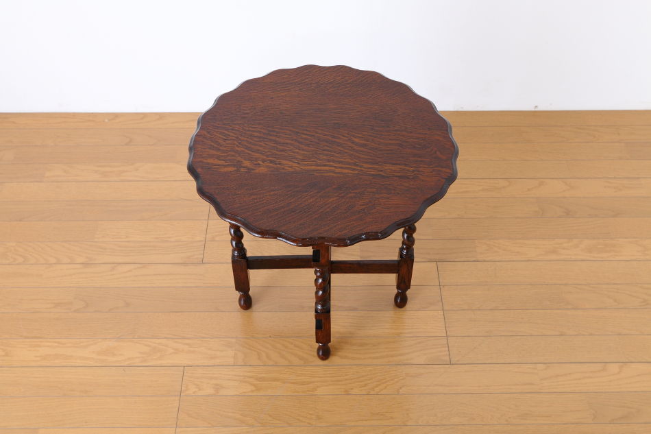 ジャコビアンオーク ツイスト フォールディングテーブル