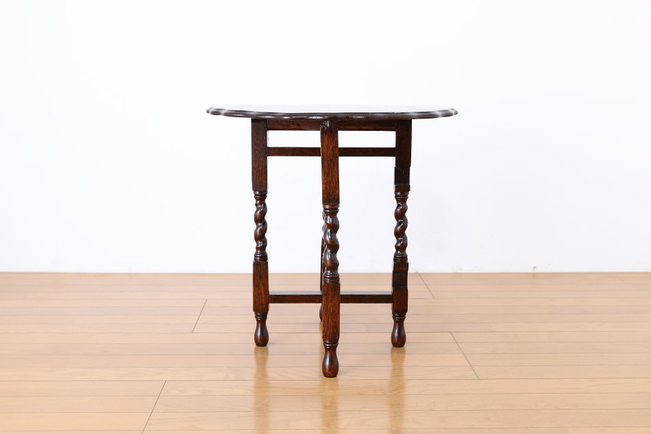 ジャコビアンオーク ツイスト フォールディングテーブル