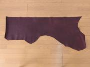 本革(ワイン)　セミアリニンS ソフトレザー Q6-182　(幅120cm×長さ30cm)