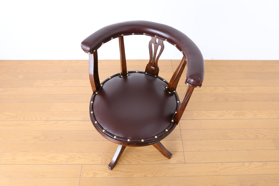 和骨董WA-COTTOO 大正ロマンTAISHO-ROMANスタイル ケヤキ ドクターチェア
